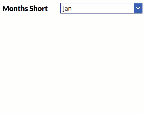 get short months name from power apps calender function