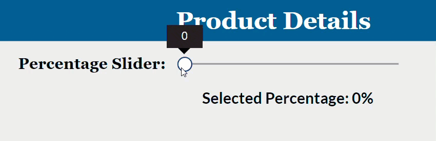 Power Apps Slider Percentage