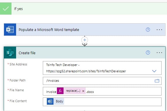 A file with the same name is currently being saved to this site error in power automate