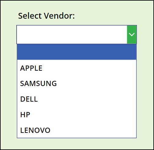 add blank value to dropdown powerapps