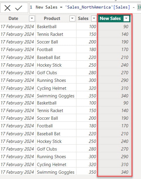 Add Column to Existing Table in Power BI