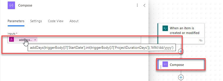 add days to SharePoint date Power Automate