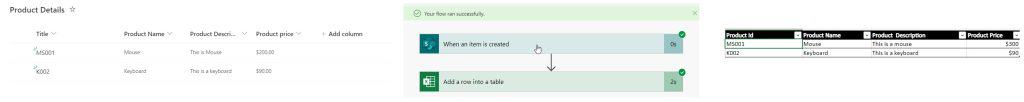 Add Rows to Excel in Power Automate