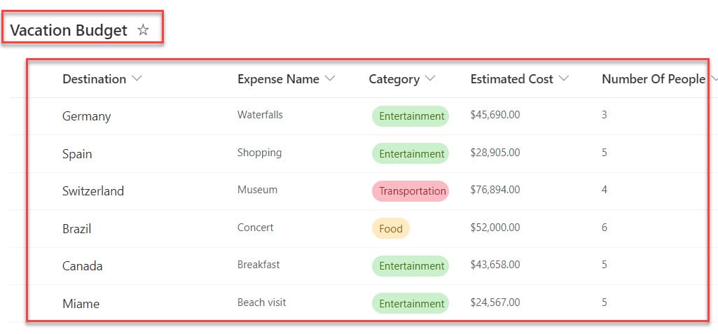 Alternate Row Color in Power Apps Data Table