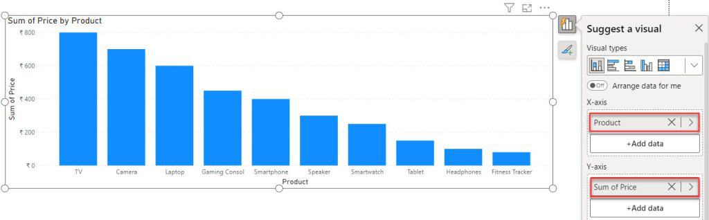 Apply conditional table formatting in Power BI bar chart