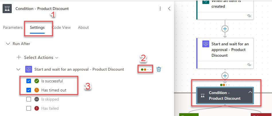 Approval outcome time out Power Automate