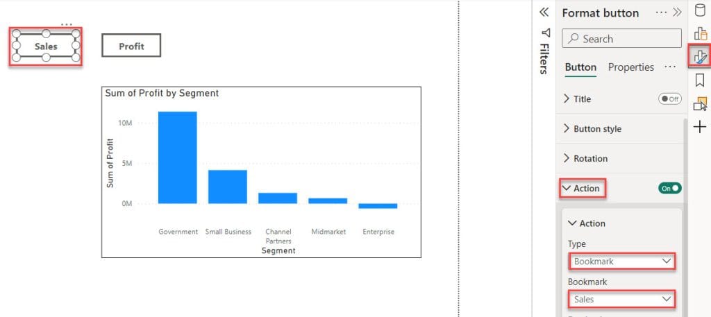 bookmarks in powerbi