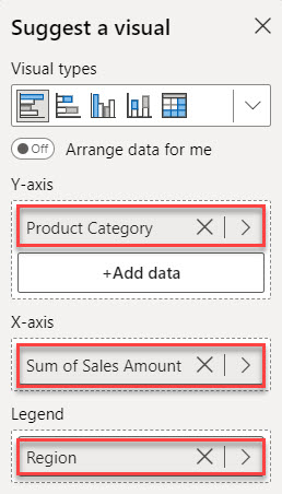 clustered bar chart in power bi