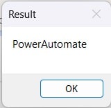 concatenate string using Microsoft Power Automate Desktop