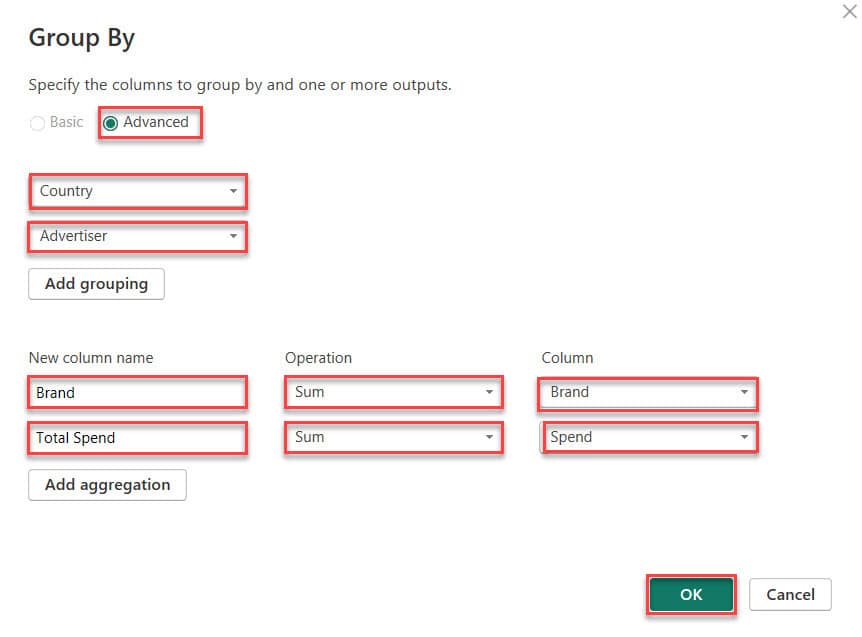 Concatenate Text with Group By in Power BI