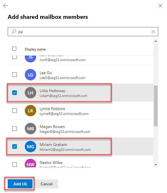 Connect to shared mailbox Power Automate