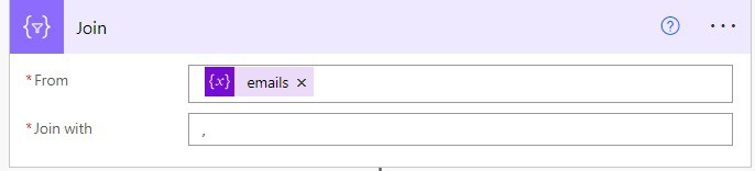 convert array to string in Microsoft power automate flow