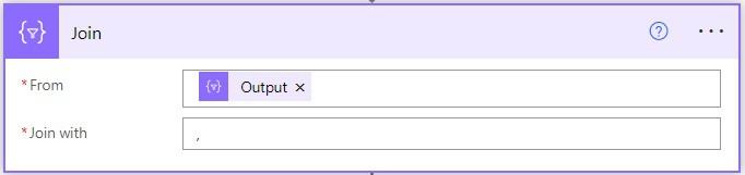 convert array to string in power automate