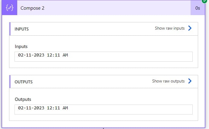 convert from utc power automate