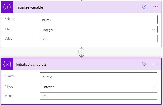 Convert integer to an Array Power Automate using []