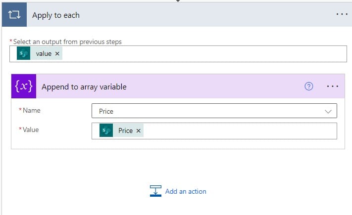  convert integer to array using Power Automate