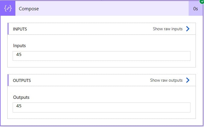 convert number to round down Power Automate