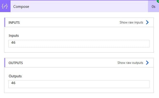 convert number to round up in Power Automate