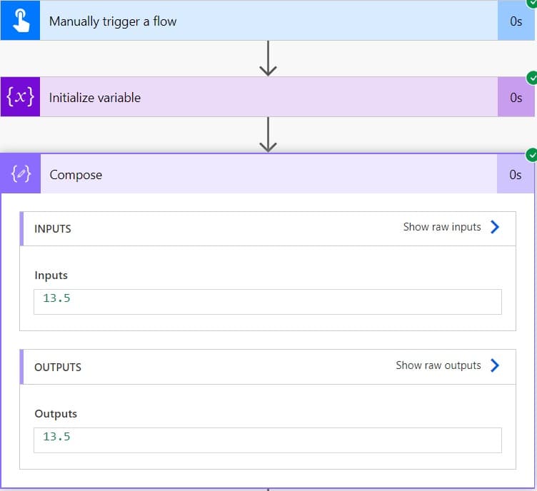 convert string to decimal number Microsoft power automate