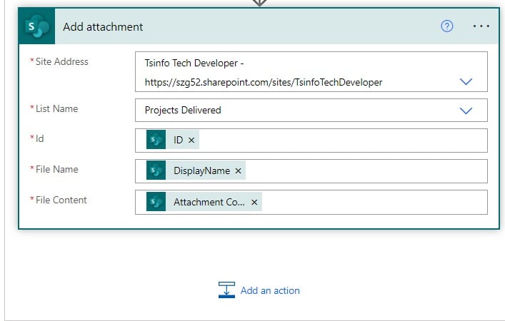 copy sharepoint list to another site power automate