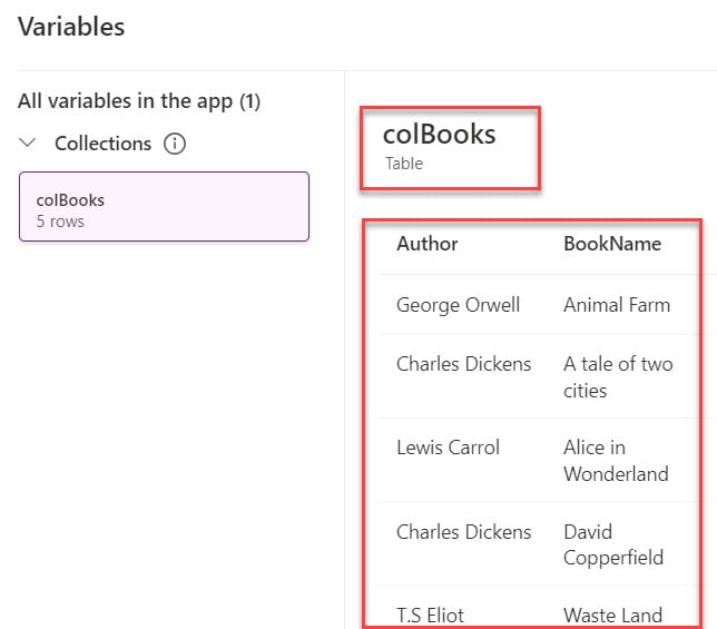 Count Rows in a Power Apps Collection