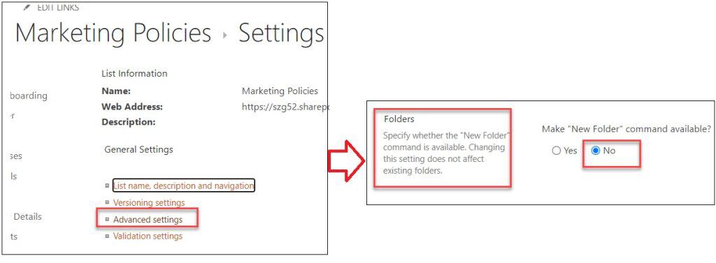 create a folder in sharepoint