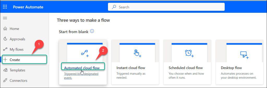 Create a new row in Dataverse using Power Automate