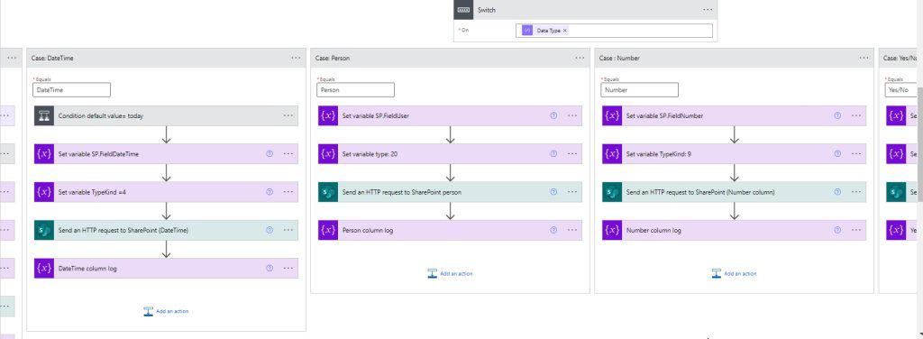 Create a SharePoint list and columns of multiple data type from an excel