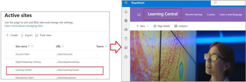 Create a SharePoint Online Communication site