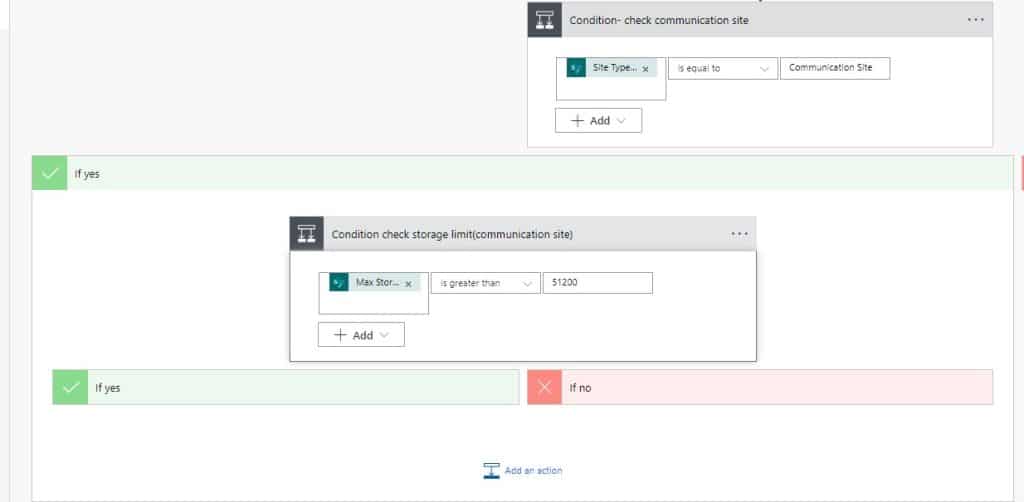 create a SharePoint online communication site using Ms flow