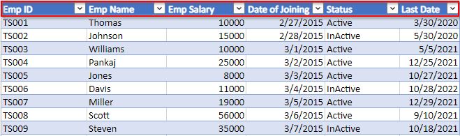 create an array from an Excel table using Power Automate