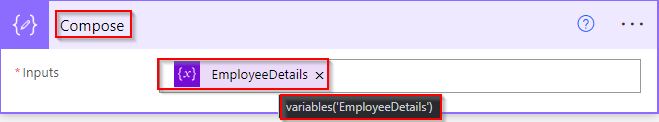 create an array from an Excel table using the Power Automate