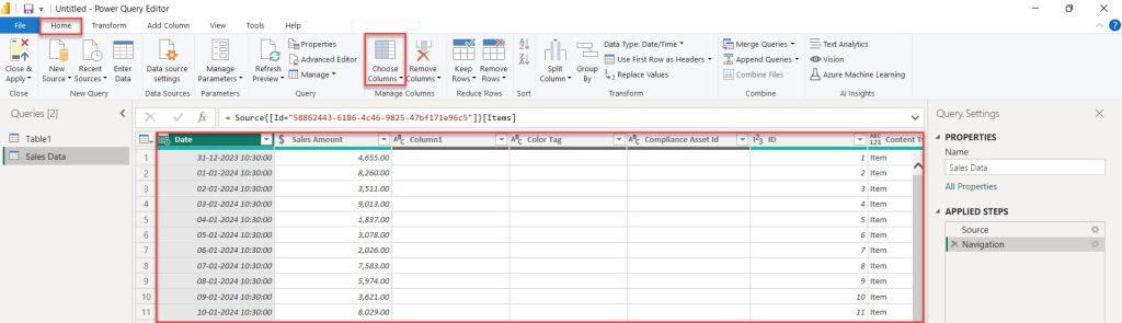 create date hierarchy in power bi