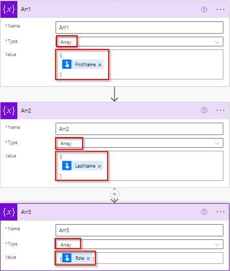 Create HTML table From Multiple Arrays using the Power Automate flow