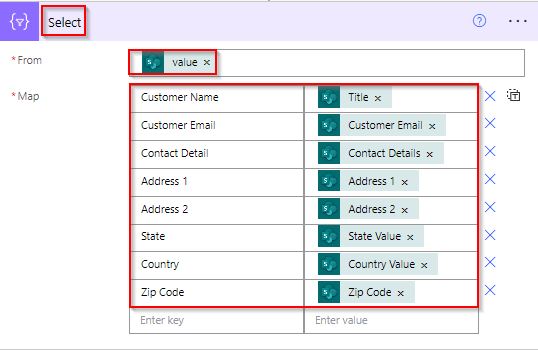 Create HTML Table in Power Automate flow example