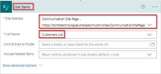 Power Automate Create HTML Table