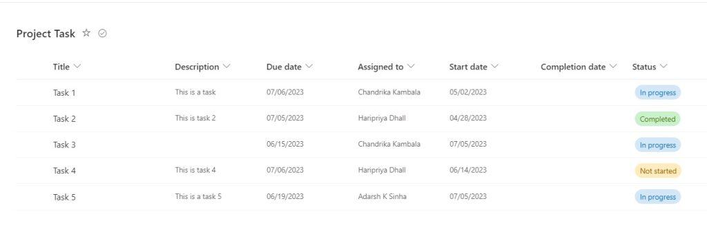 create SharePoint list view using MS flow create SharePoint list view using MS flow