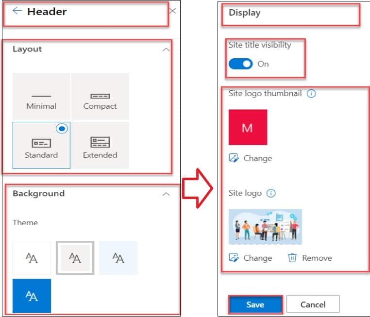 customize a SharePoint Online Team site