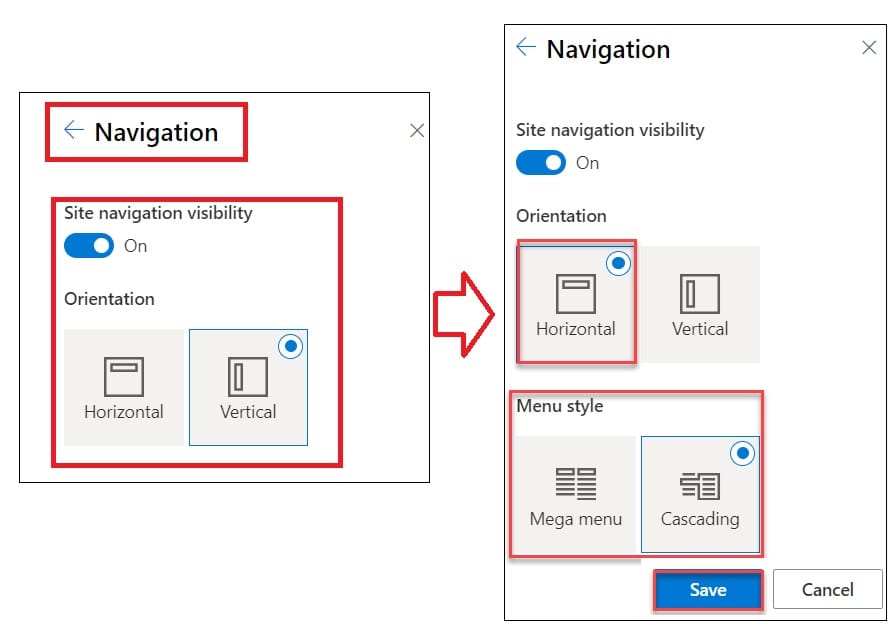 customize SharePoint Online Team site