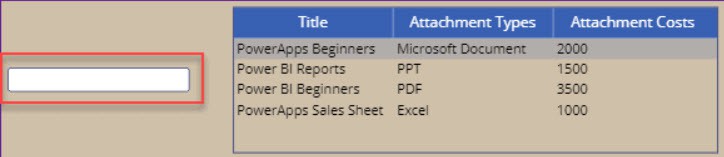 Data Table Select Default Row in Power Apps app