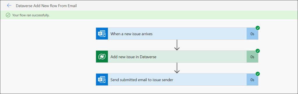 Dataverse Add a New Row using Flow