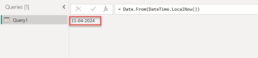 date formula in power query power BI