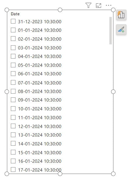 Default Slicer in PowerBI to show last 30 Days