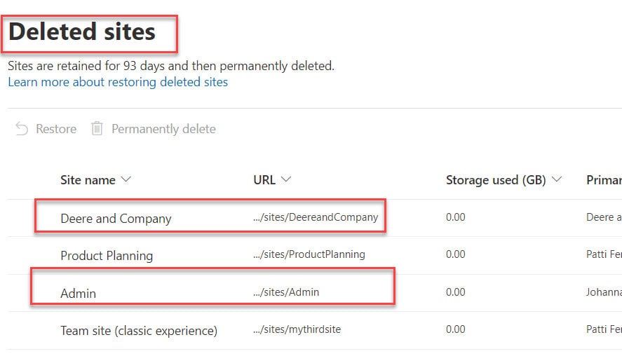 delete multiple sharepoint sites using powershell