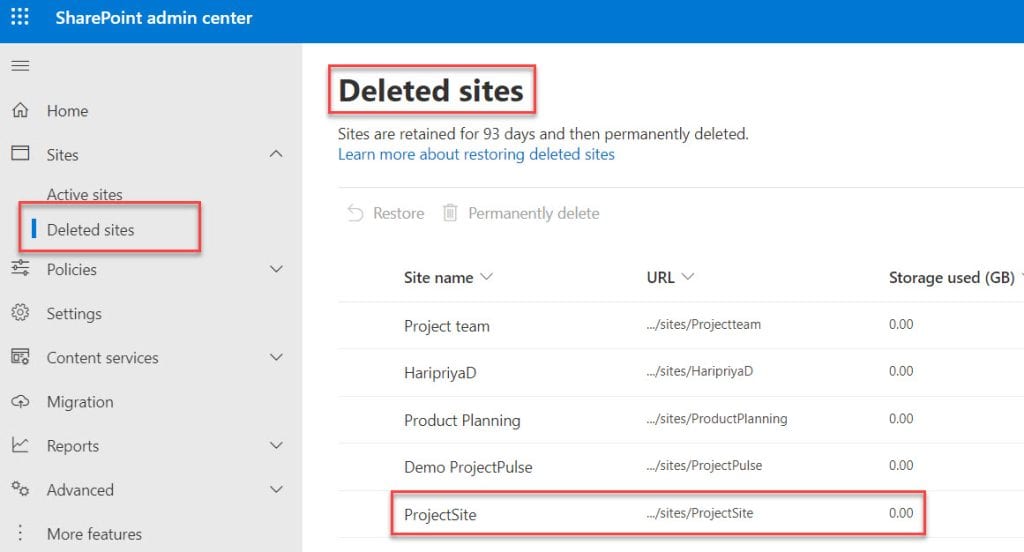 delete sharepoint site powershell