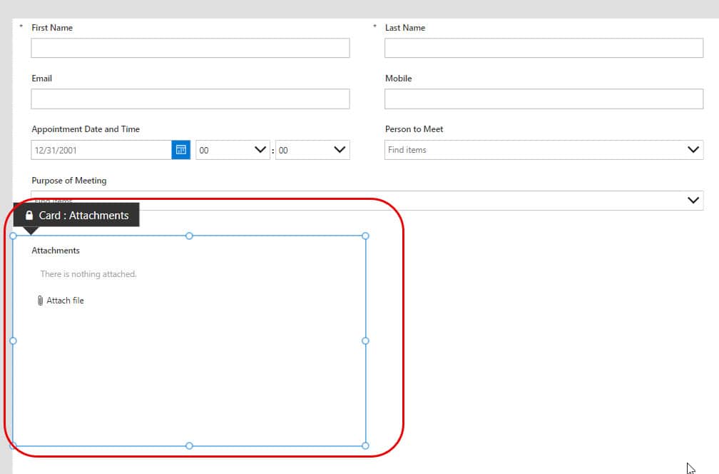 Delete the attachment column from the SharePoint list form using Power Apps