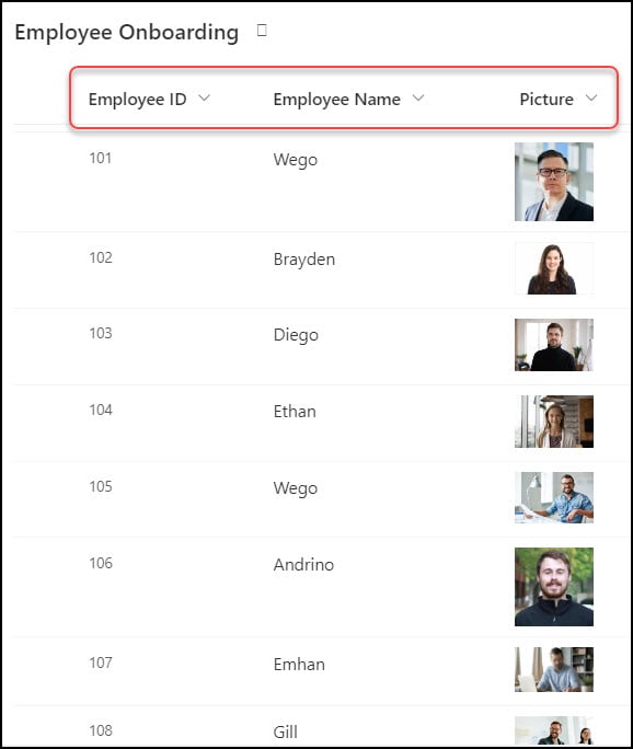 Display Image from SharePoint List in Power Apps