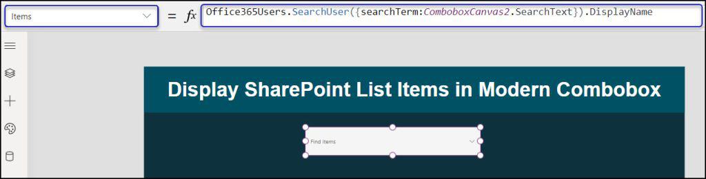 Display Microsoft 365 Group Members in Power Apps Modern Combo box