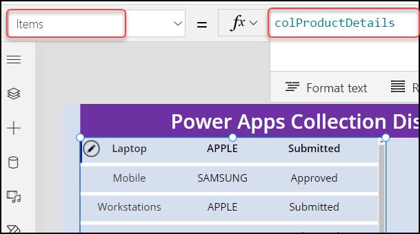 Distinct Filter in Power Apps Collection