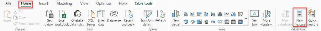 divide two columns in power bi